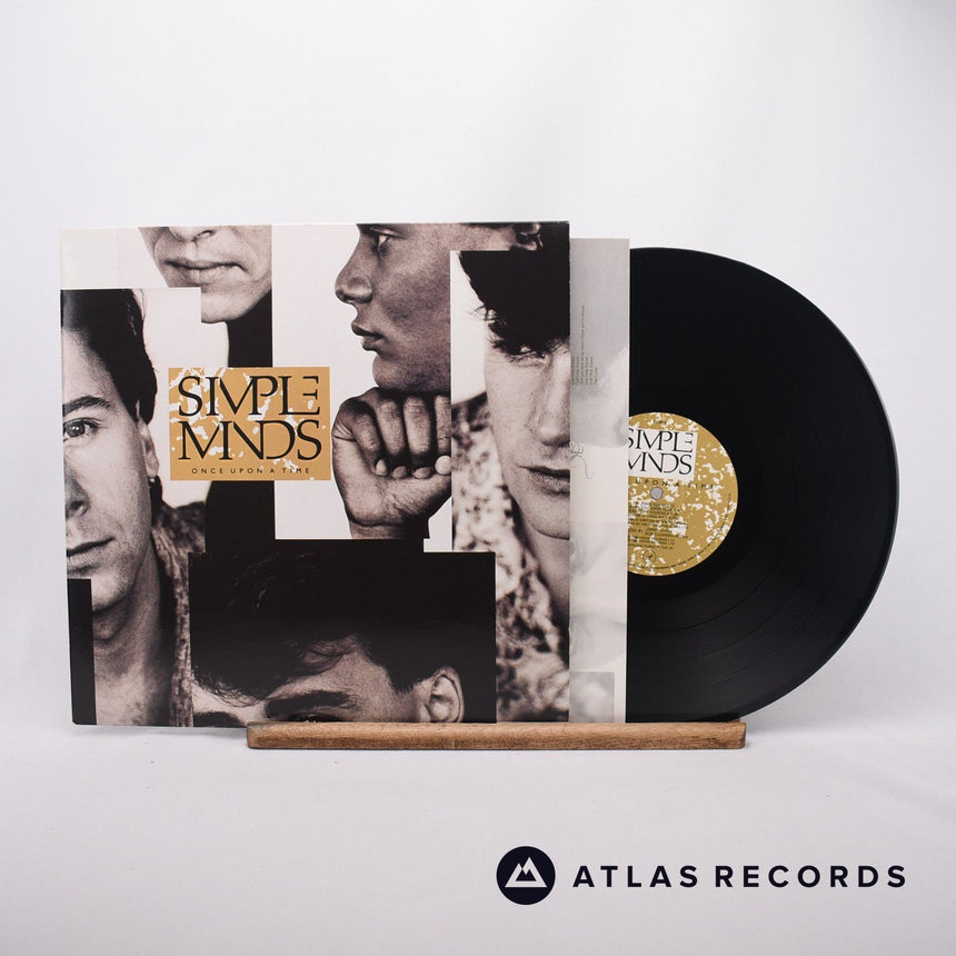 Simple Minds Once Upon A Time LP Vinyl Record - Front Cover & Record