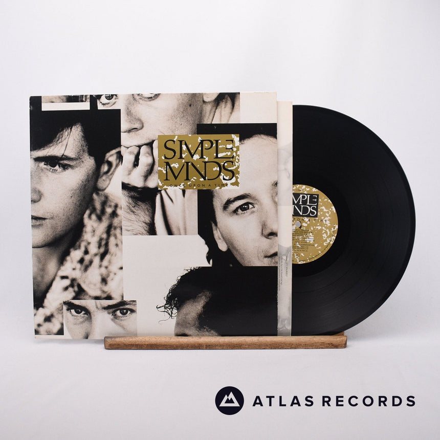 Simple Minds Once Upon A Time LP Vinyl Record - Front Cover & Record