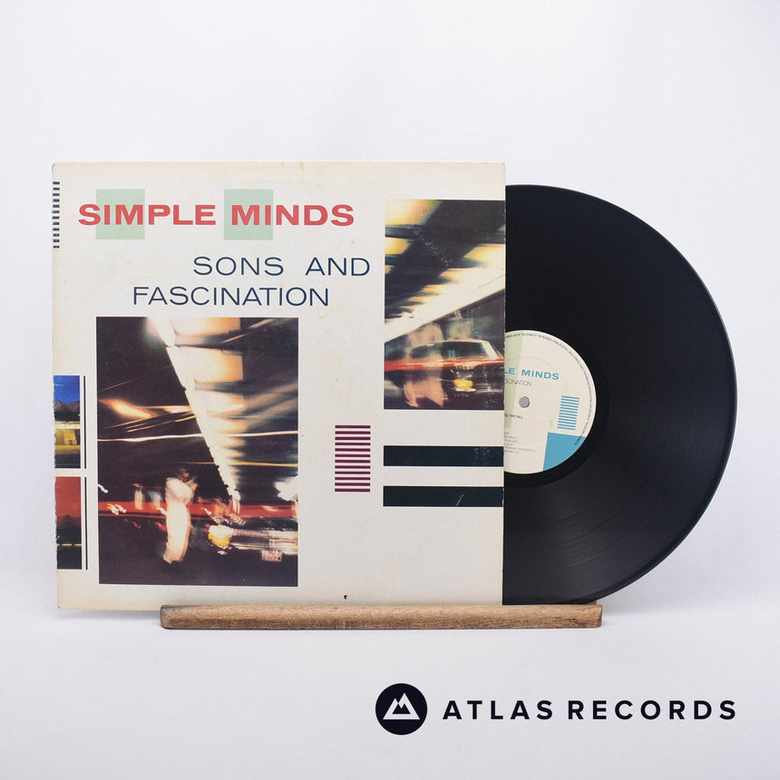 Simple Minds Sons And Fascination LP Vinyl Record - Front Cover & Record