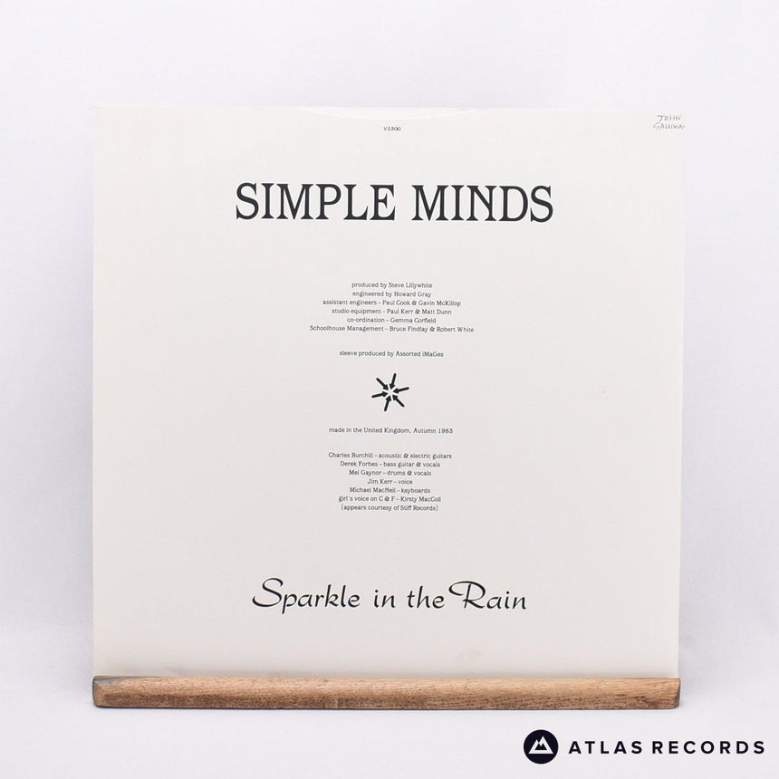 Simple Minds - Sparkle In The Rain - B-1U A-1U LP Vinyl Record - VG+/EX