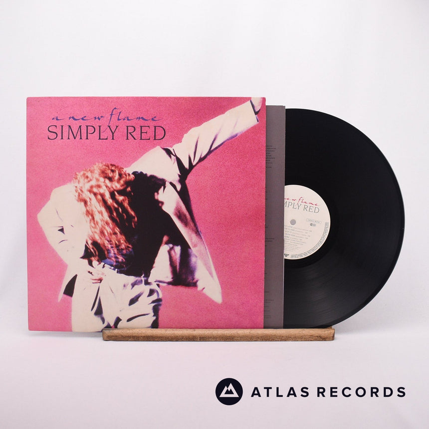Simply Red A New Flame LP Vinyl Record - Front Cover & Record