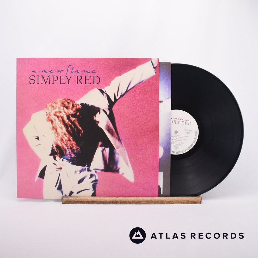 Simply Red A New Flame LP Vinyl Record - Front Cover & Record