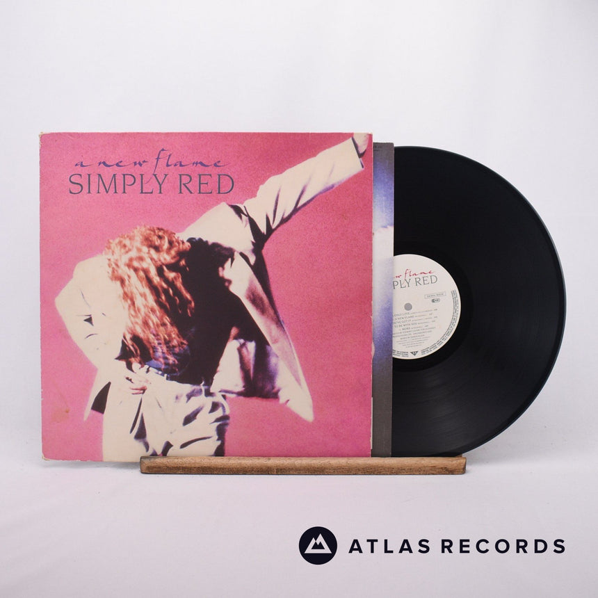 Simply Red A New Flame LP Vinyl Record - Front Cover & Record