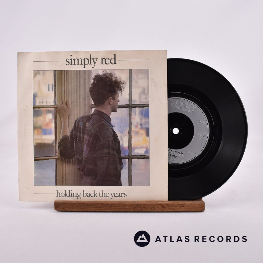 Simply Red Holding Back The Years 7" Vinyl Record - Front Cover & Record
