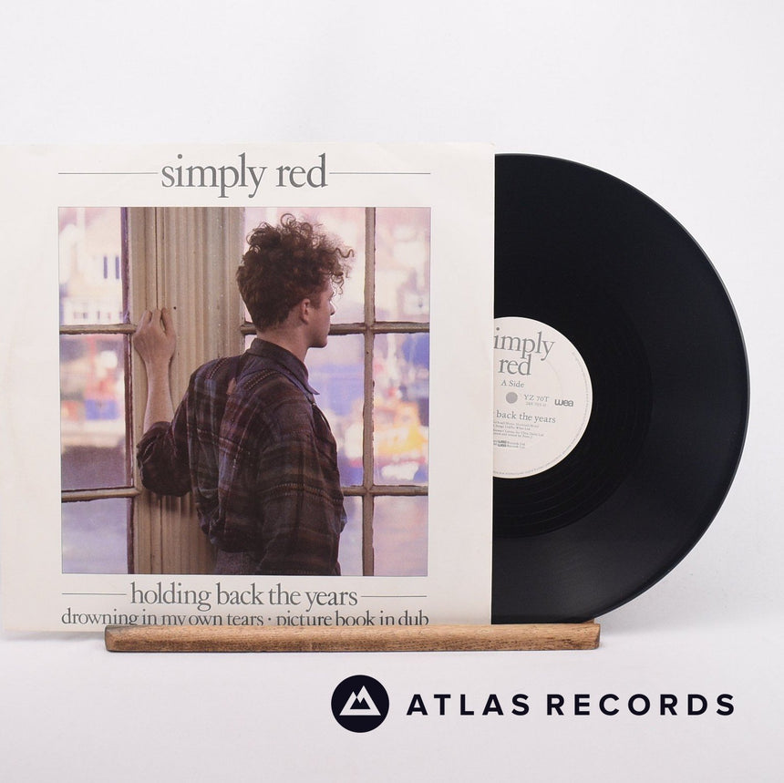 Simply Red Holding Back The Years 12" Vinyl Record - Front Cover & Record