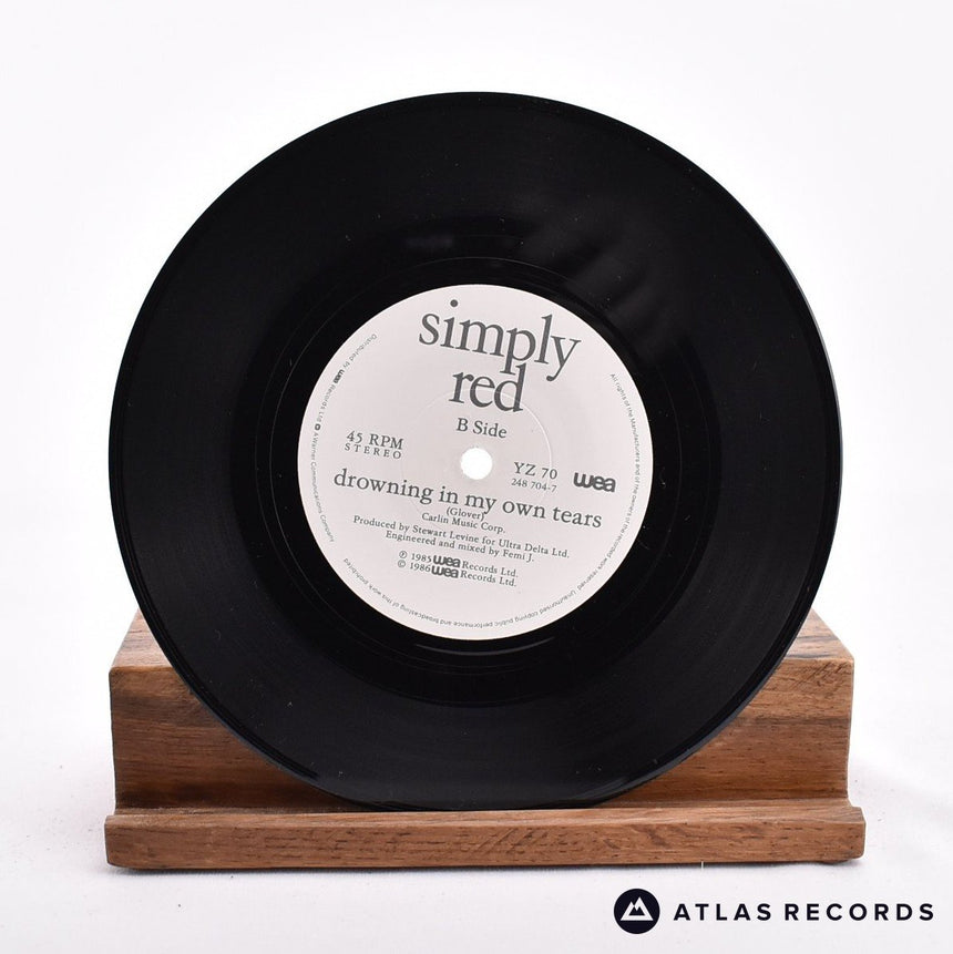 Simply Red - Holding Back The Years - Reissue 7" Vinyl Record - EX/NM