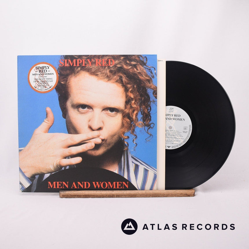 Simply Red Men And Women LP Vinyl Record - Front Cover & Record