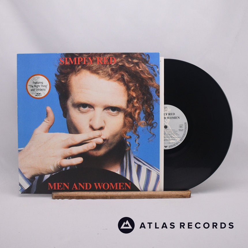 Simply Red Men And Women LP Vinyl Record - Front Cover & Record