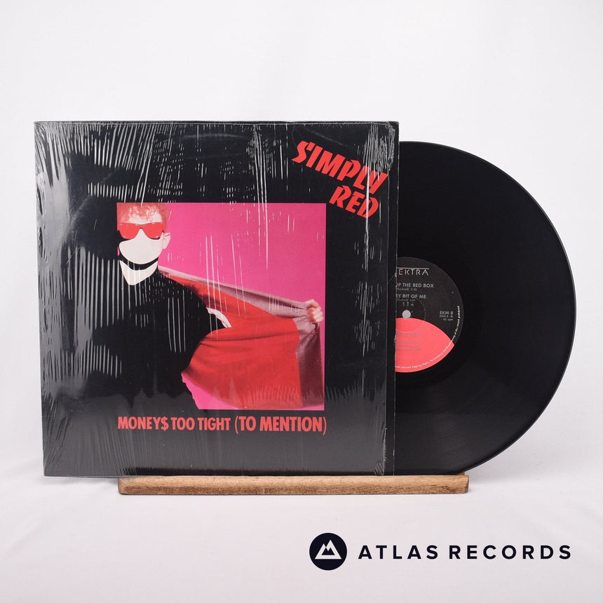 Simply Red Money's Too Tight 12" Vinyl Record - Front Cover & Record