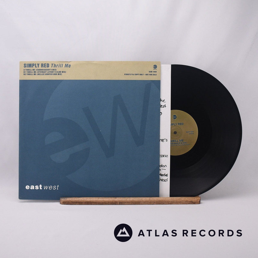 Simply Red Thrill Me 12" Vinyl Record - Front Cover & Record