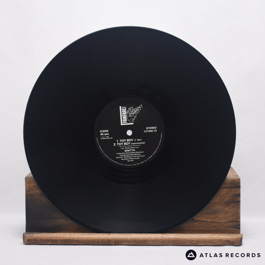 Sinitta - Toy Boy (The Extended Bicep Mix) - Misprint 12" Vinyl Record - EX/VG