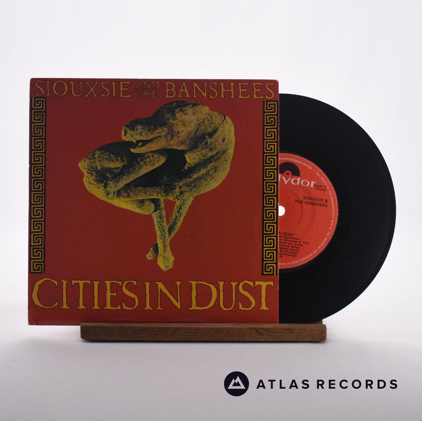 Siouxsie & The Banshees Cities In Dust 7" Vinyl Record - Front Cover & Record