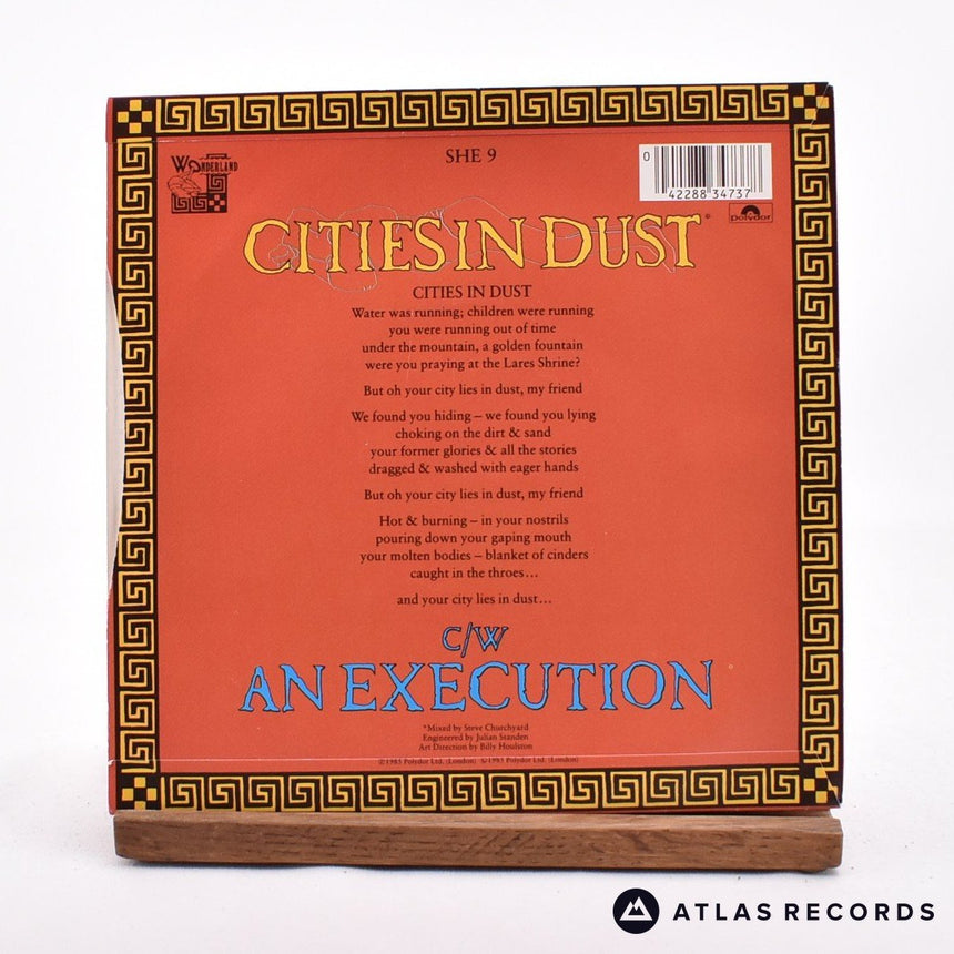 Siouxsie & The Banshees - Cities In Dust - 7" Vinyl Record - EX/NM