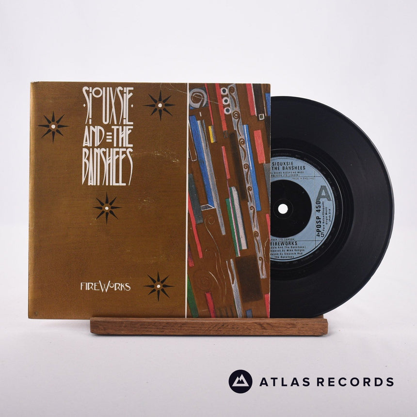 Siouxsie & The Banshees Fireworks 7" Vinyl Record - Front Cover & Record