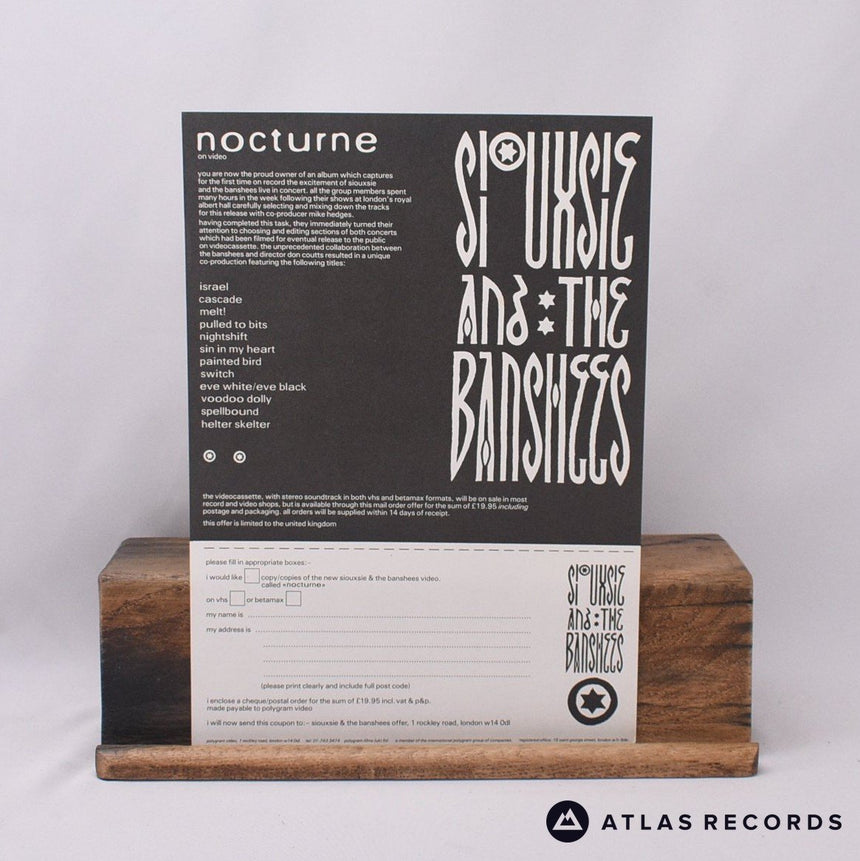 Siouxsie & The Banshees - Nocturne - Double LP Vinyl Record - EX/EX