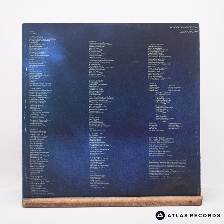 Siouxsie & The Banshees - The Scream - A//2 B//1 LP Vinyl Record - VG+/VG+