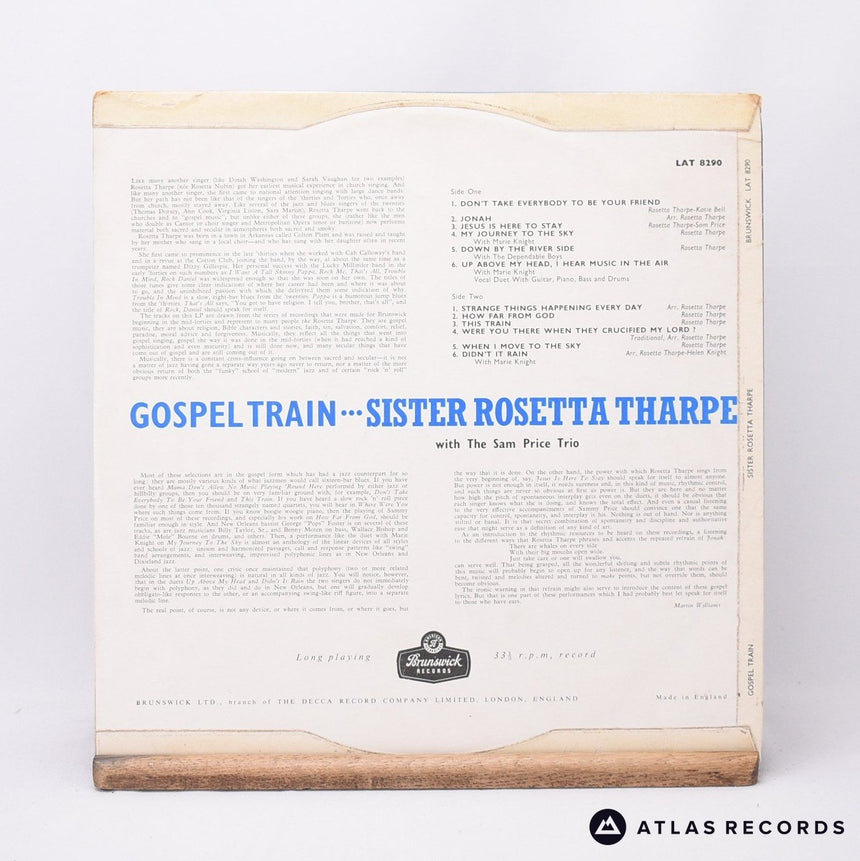 Sister Rosetta Tharpe - Gospel Train - Mono LP Vinyl Record - VG+/VG+