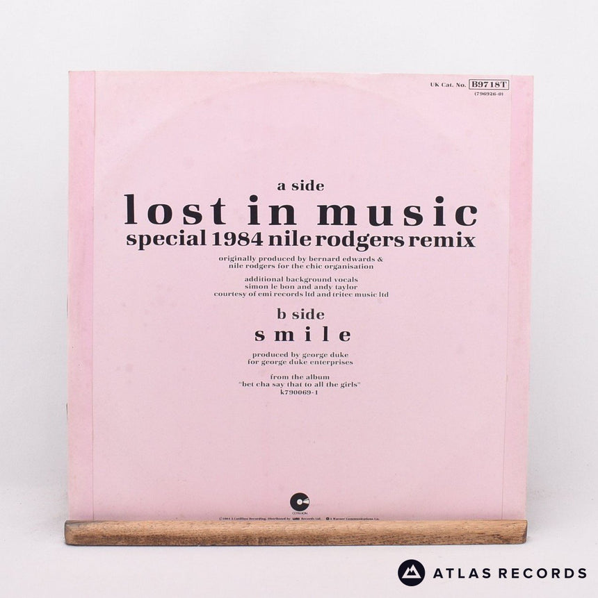 Sister Sledge - Lost In Music - 12" Vinyl Record - VG+/VG+