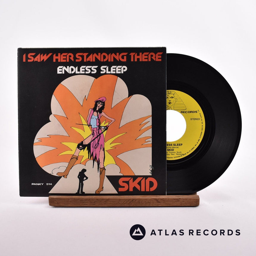 Skid I Saw Her Standing There 7" Vinyl Record - Front Cover & Record