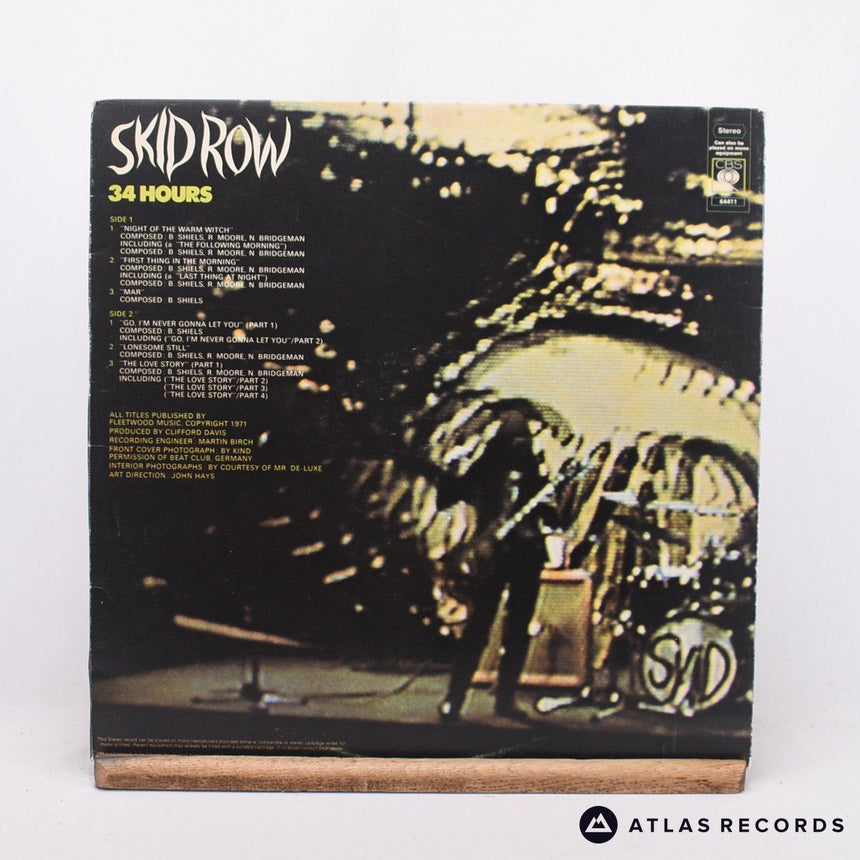 Skid Row - 34 Hours - Gatefold A1 B1 LP Vinyl Record - VG+/VG+