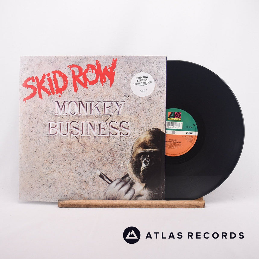 Skid Row Monkey Business 12" Vinyl Record - Front Cover & Record