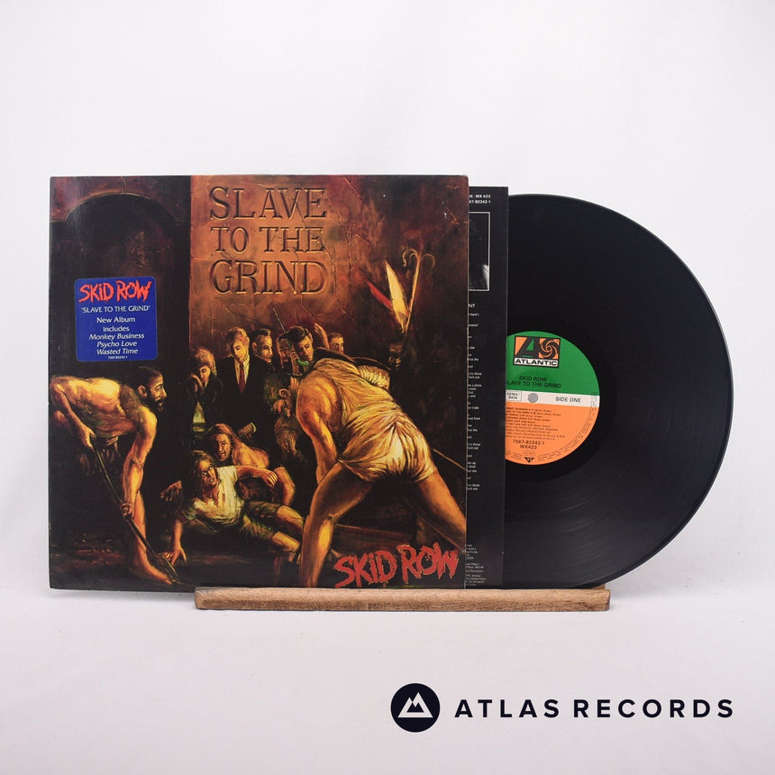 Skid Row Slave To The Grind LP Vinyl Record - Front Cover & Record
