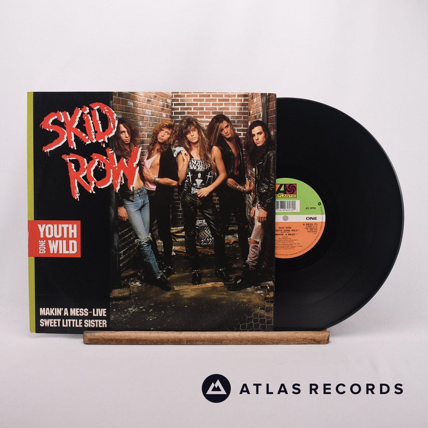 Skid Row Youth Gone Wild 12" Vinyl Record - Front Cover & Record