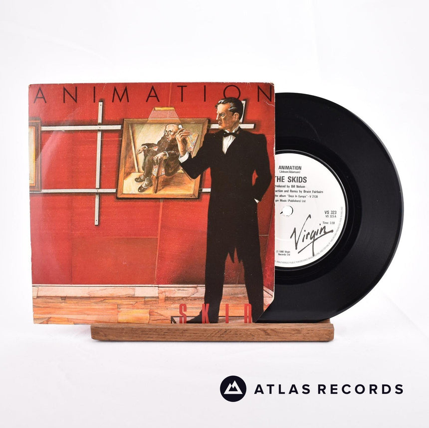 Skids Animation 7" Vinyl Record - Front Cover & Record