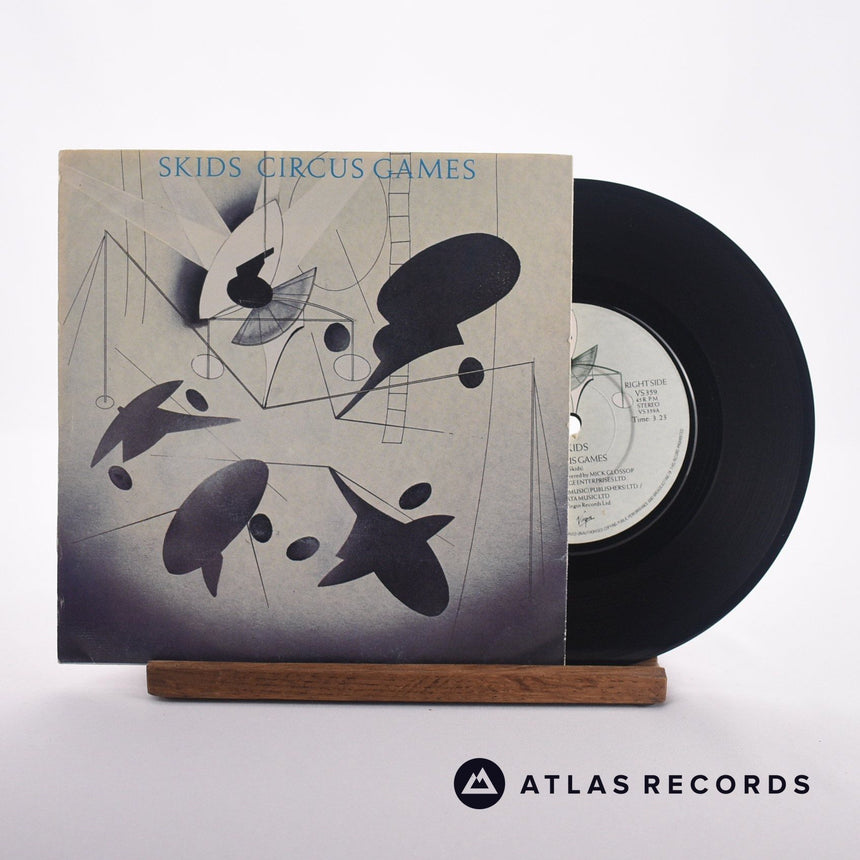 Skids Circus Games 7" Vinyl Record - Front Cover & Record