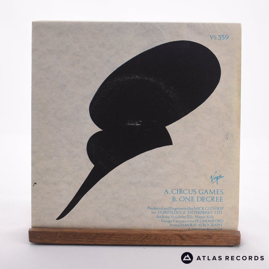 Skids - Circus Games - Poster Sleeve 7" Vinyl Record - VG+/VG+