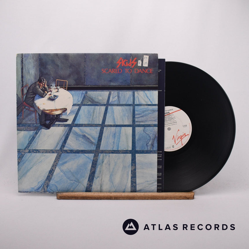 Skids Scared To Dance LP Vinyl Record - Front Cover & Record