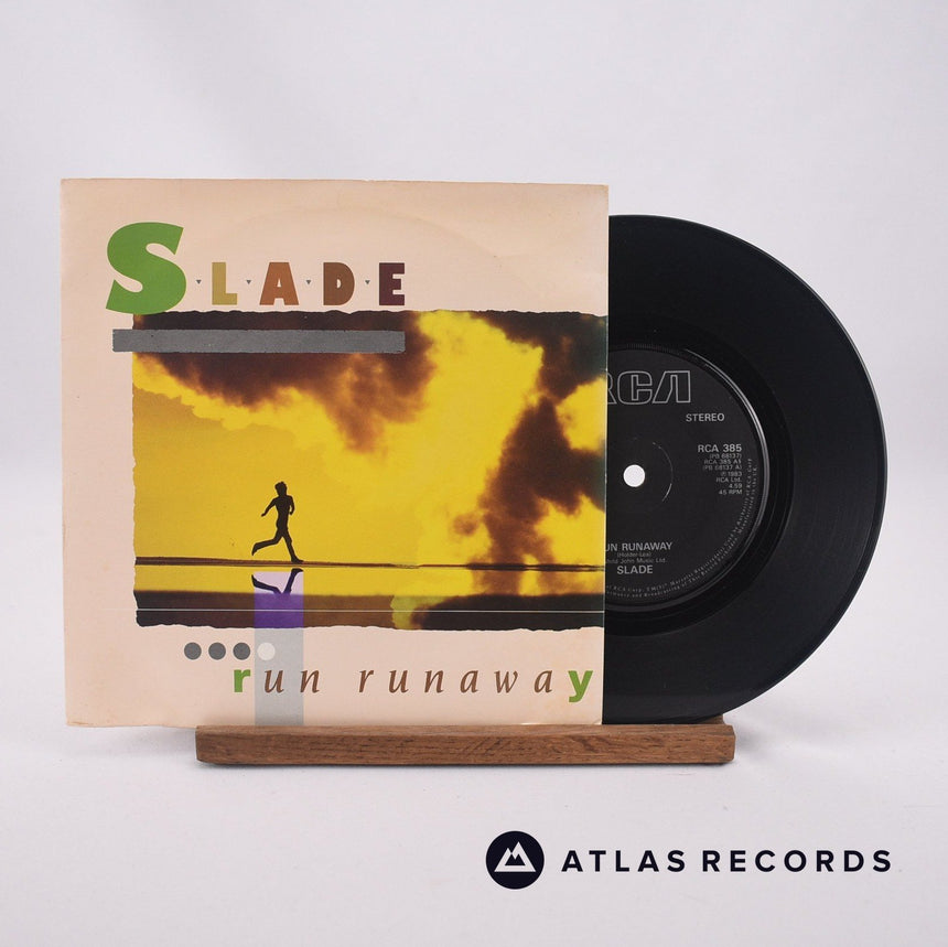 Slade Run Runaway 7" Vinyl Record - Front Cover & Record