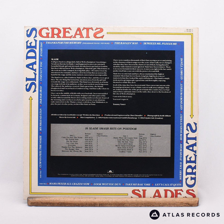 Slade - Slades Greats - LP Vinyl Record - VG+/EX
