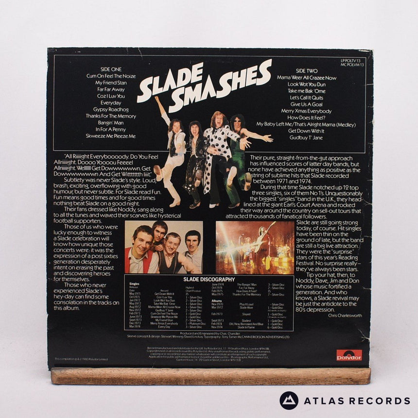 Slade - Smashes - LP Vinyl Record - VG+/EX