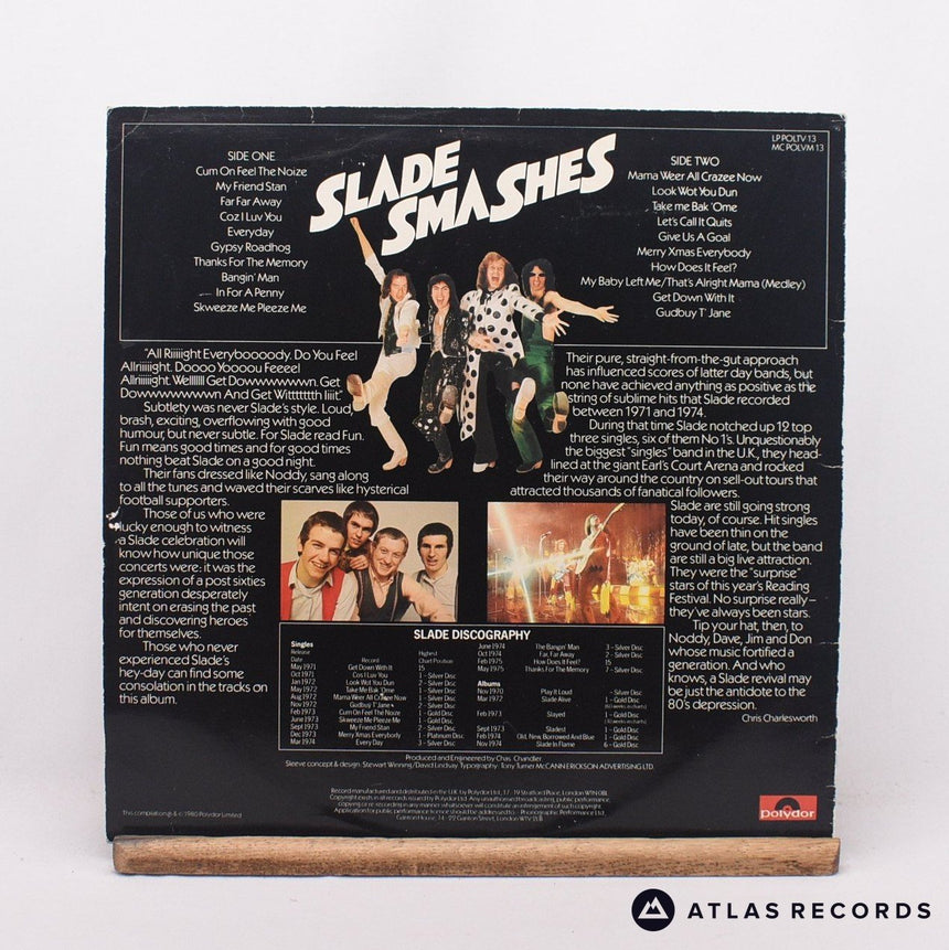 Slade - Smashes - LP Vinyl Record - VG+/EX