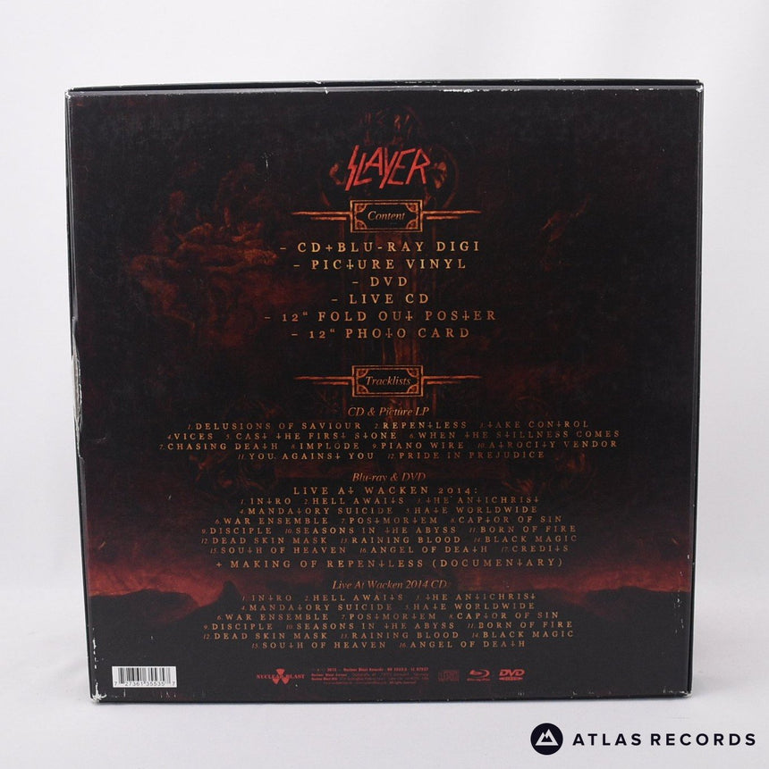 Slayer - Repentless - Insert Limited Edition 2 x CD + Blu-ray + DVD Box Set