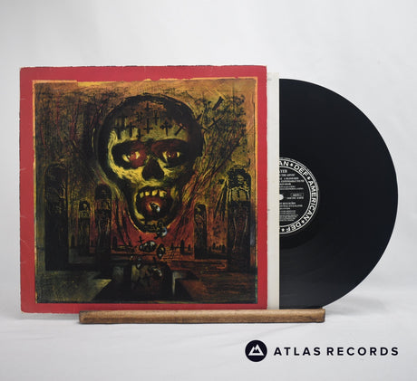 Slayer Seasons In The Abyss LP Vinyl Record - Front Cover & Record