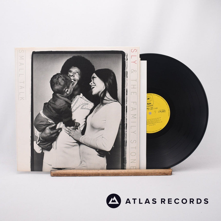Sly & The Family Stone Small Talk LP Vinyl Record - Front Cover & Record
