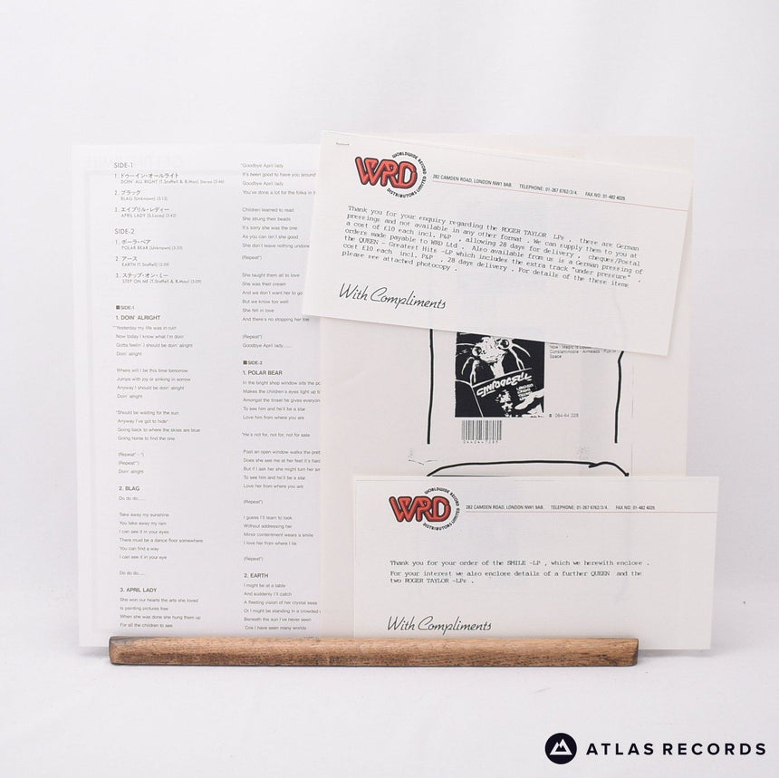 Smile - Gettin' Smile - Insert Lyric Sheet Obi Japan LP Vinyl Record - NM/NM