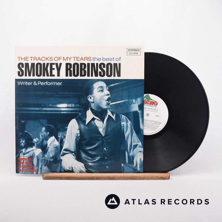 Smokey Robinson The Tracks Of My Tears - The Best Of Smokey Robinson LP Vinyl Record - Front Cover & Record