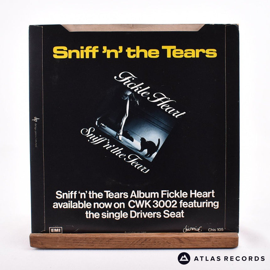 Sniff 'n' the Tears - Driver's Seat - Reissue 7" Vinyl Record - VG+/EX