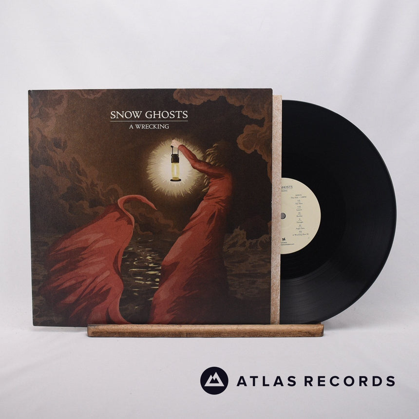Snow Ghosts A Wrecking LP Vinyl Record - Front Cover & Record
