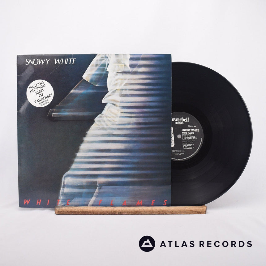 Snowy White White Flames LP Vinyl Record - Front Cover & Record