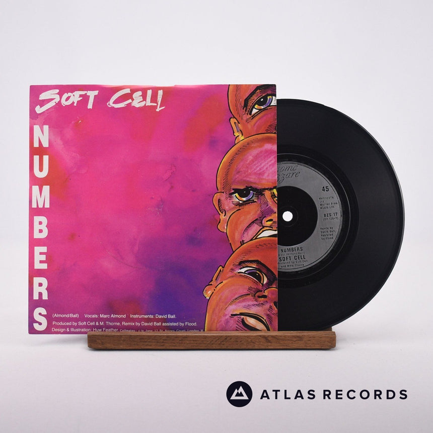 Soft Cell Numbers 7" Vinyl Record - Front Cover & Record