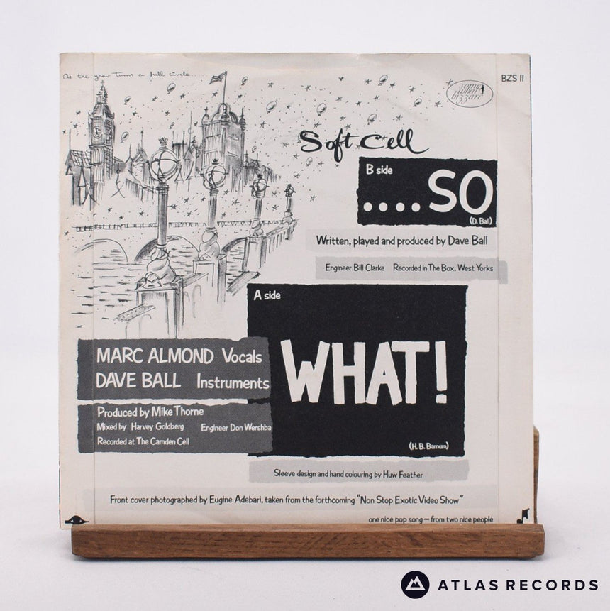 Soft Cell - What! - 7" Vinyl Record - EX/VG+