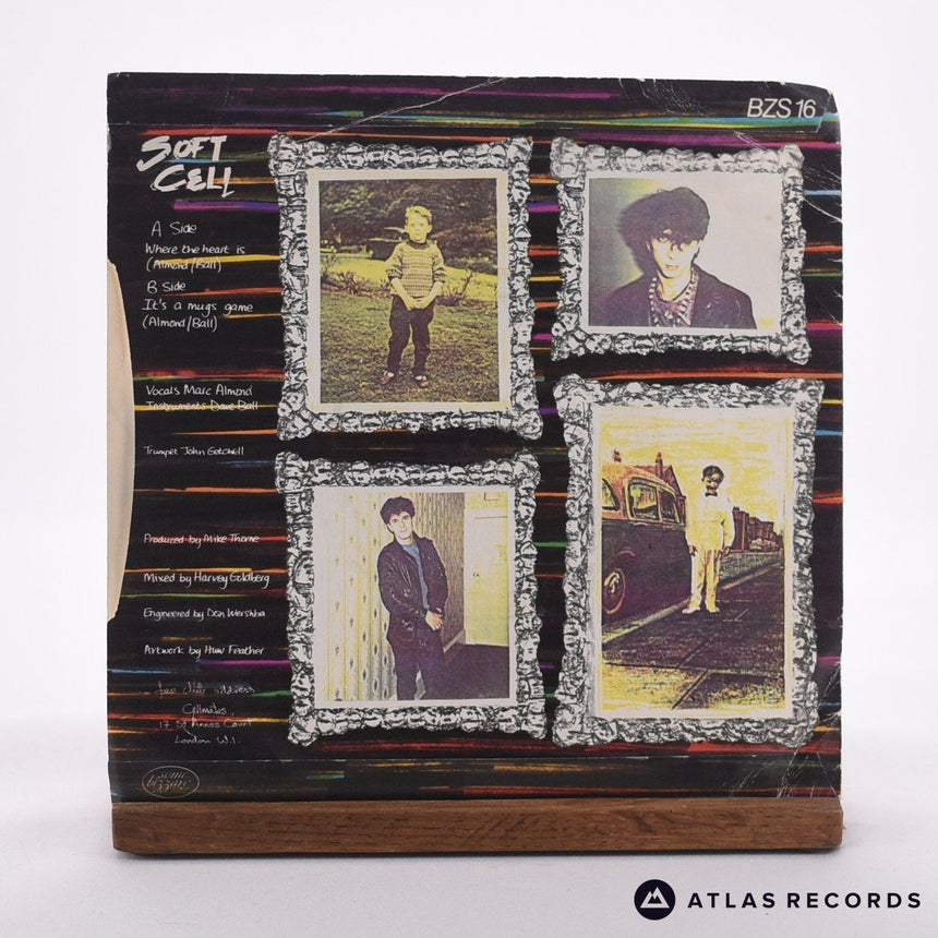 Soft Cell - Where The Heart Is - 7" Vinyl Record - VG+/VG+