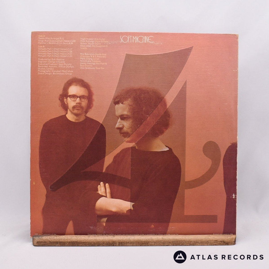 Soft Machine - Fourth - Textured Sleeve A1 B1 LP Vinyl Record - VG+/VG+