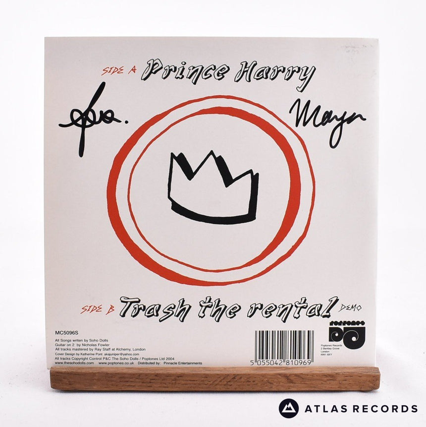 Sohodolls - Prince Harry - Limited Edition Signed 7" Vinyl Record - NM/NM