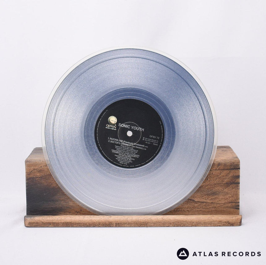 Sonic Youth - Bull In The Heather - Silver 10" Vinyl Record - EX/VG+