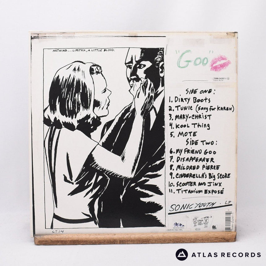 Sonic Youth - Goo - 1-A 1-B LP Vinyl Record - EX/VG+